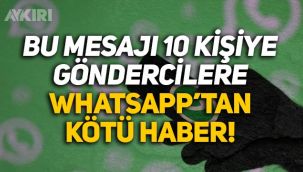 Bu mesajı 10 kişiye göndercilere WhatsApp'tan kötü haber: Sınırlama getirildi