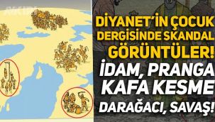 Diyanet-Sen'in çocuk dergisinde skandal görüntüler:
