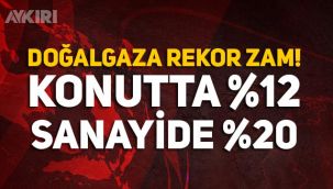 Doğalgaza zammı ne kadar oldu? Doğalgaza konutta %12, sanayide %20 zam!