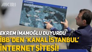 Ekrem İmamoğlu, Kanal İstanbul'un zararlarını anlatan internet sitesini duyurdu