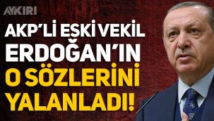Erdoğan'ın aşı hakkındaki sözlerini eski AKP'li vekil yalanladı!