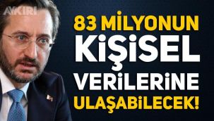 Fahrettin Altun, 83 milyonun kişisel verilerine erişebilecek