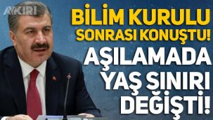 Fahrettin Koca, Bilim Kurulu toplantı sonrasında konuştu, aşıda yaş sınırı 18'e indi!