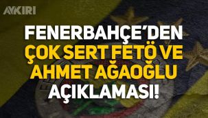 Fenerbahçe'den Trabzonspor Başkanı Ahmet Ağaoğlu ve FETÖ açıklaması!