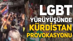 İstanbul'daki LGBT yürüyüşünde 'Kürdistan' provokasyonu!
