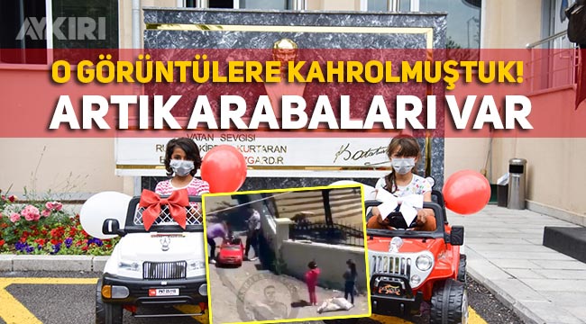 Mansur Yavaş'ın talimatıyla Kağıt toplayıcısı o çocuklara akülü araba hediye edildi