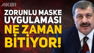 Maske zorunluluğu ne zaman bitecek? Fahrettin Koca açıkladı