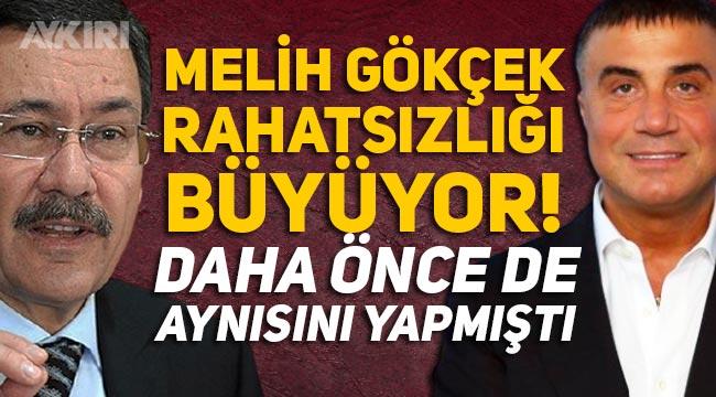 Melih Gökçek'in Sedat Peker suskunluğu dikkat çekiyor!