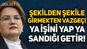 Meral Akşener, Erdoğan'a sert tepki gösterdi: