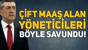 Milli Eğitim Bakanı Ziya Selçuk'tan çift maaş açıklaması: 