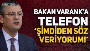 Özgür Özel, Mustafa Varank'ı aradı: