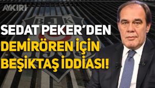 Sedat Peker'den Demirören hakkında 'Beşiktaş' iddiası!