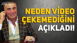 Sedat Peker neden video yayınlamadığını açıkladı