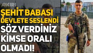 Şehit babası Hasan Karagöz, devlete seslendi: