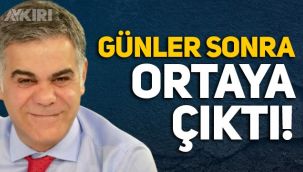 Süleyman Özışık ortaya çıktı: