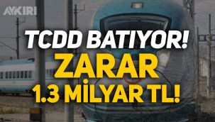 TCDD batıyor! 2020 zararı 1.3 milyar TL'yi geçti!