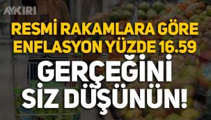TÜİK'e göre enflasyon yüzde 16.59!