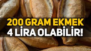 Vatandaşı bekleyen büyük tehlike: Ekmek 4 TL olabilir!