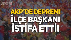 AKP'de deprem: İlçe Başkanı Nazmi Tok görevinden istifa etti!