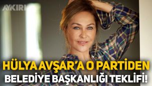 'AKP'den Hülya Avşar'a belediye başkanlığı teklifi' iddiası