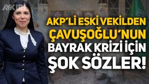 AKP'li eski vekil Pelin Gündeş'ten Mevlüt Çavuşoğlu'na tepki