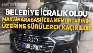 AKP'li Keçiören Belediye Başkanı Turgut Altınok'un makam arabası hacizden kaçırıldı!