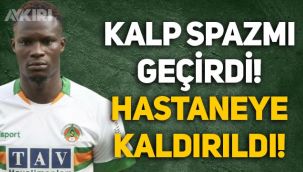 Alanyasporlu Khouma Babacar kalp spazmı geçirdi, hastaneye kaldırıldı!