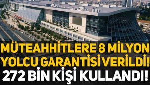 Ankara Hızlı Tren Garı'na 8 milyon yolcu garantisi verildi, 272 bin kişi kullandı!