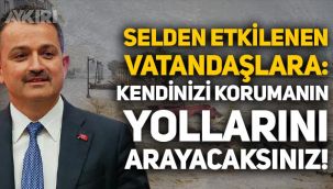 Bekir Pakdemirli'den sel felaketiyle sarsılan vatandaşlara: 