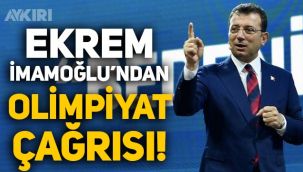 Ekrem İmamoğlu'ndan olimpiyat çağrısı: