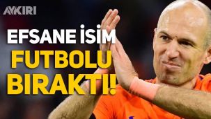 Futbol efsanesi Arjen Robben, futbolu bıraktı!