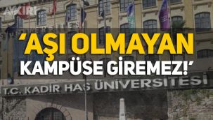 Kadir Has Üniversitesi yönetiminden ilginç karar: