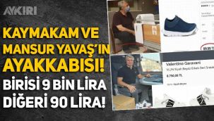 Kaş Kaymakamı Şaban Arda Yazıcı ve Mansur Yavaş'ın ayakkabısı: Biri 9 bin lira diğer 90 lira!