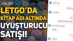 LETGO'da kitap satışı adı altında uyuşturucu ticareti! Skandal mesajlar...