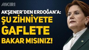 Meral Akşener'den Erdoğan'a sert tepki: