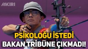 Mete Gazoz'un psikoloğu istedi, Spor Bakanı Kasapoğlu tribüne çıkmadı!
