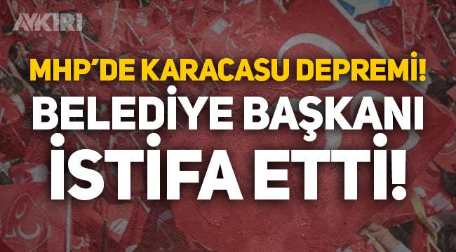 MHP'de deprem Karacasu Belediye Başkanı Zeki İnal istifa etti