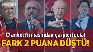 Son anket sonuçlarına göre partilerin oy oranlarında çarpıcı değişiklik