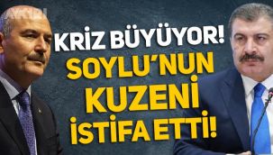 Süleyman Soylu ve Fahrettin Koca krizi büyüyor: Soylu'nun kuzeni istifa etti!