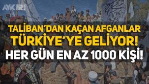 Taliban'dan kaçan Afganlar Türkiye'ye geliyor: Her gün en az bin kişi!