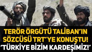 Taliban'ın sözcüsü TRT'ye konuşturuldu: