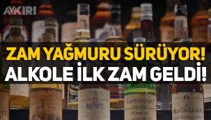 Temmuz ayı zamlarla başladı: Alkole ilk zam geldi!
