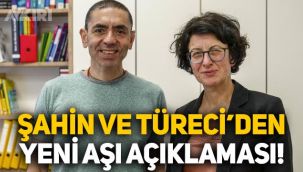 Uğur Şahin ve Özlem Türeci'den yeni aşı açıklaması, tarih verdiler!