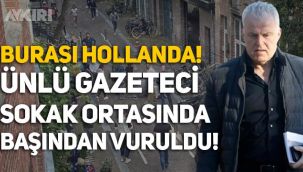 Ünlü gazeteci Peter R de Vries, Hollanda'da başından vuruldu!