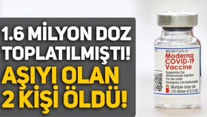 1.6 milyon doz aşı toplatılmıştı: Japonya'da Moderna aşısı yaptıran 2 kişi hayatını kaybetti!