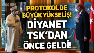 30 Ağustos protokolünde Diyanet Başkanı, Genelkurmay ve kuvvet komutanlarının önüne geçti!