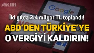 ABD'den Türkiye'ye çağrı: Dijital hizmet vergisini kaldırın!