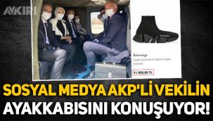 AKP milletvekili Öznur Çalık'ın 12 bin liralık ayakkabısı gündem oldu!