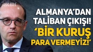 Almanya'dan Taliban çıkışı: