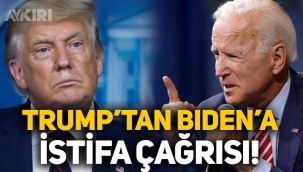 Amerika'da Afganistan tartışması: Trump'tan Biden'a istifa çağrısı!